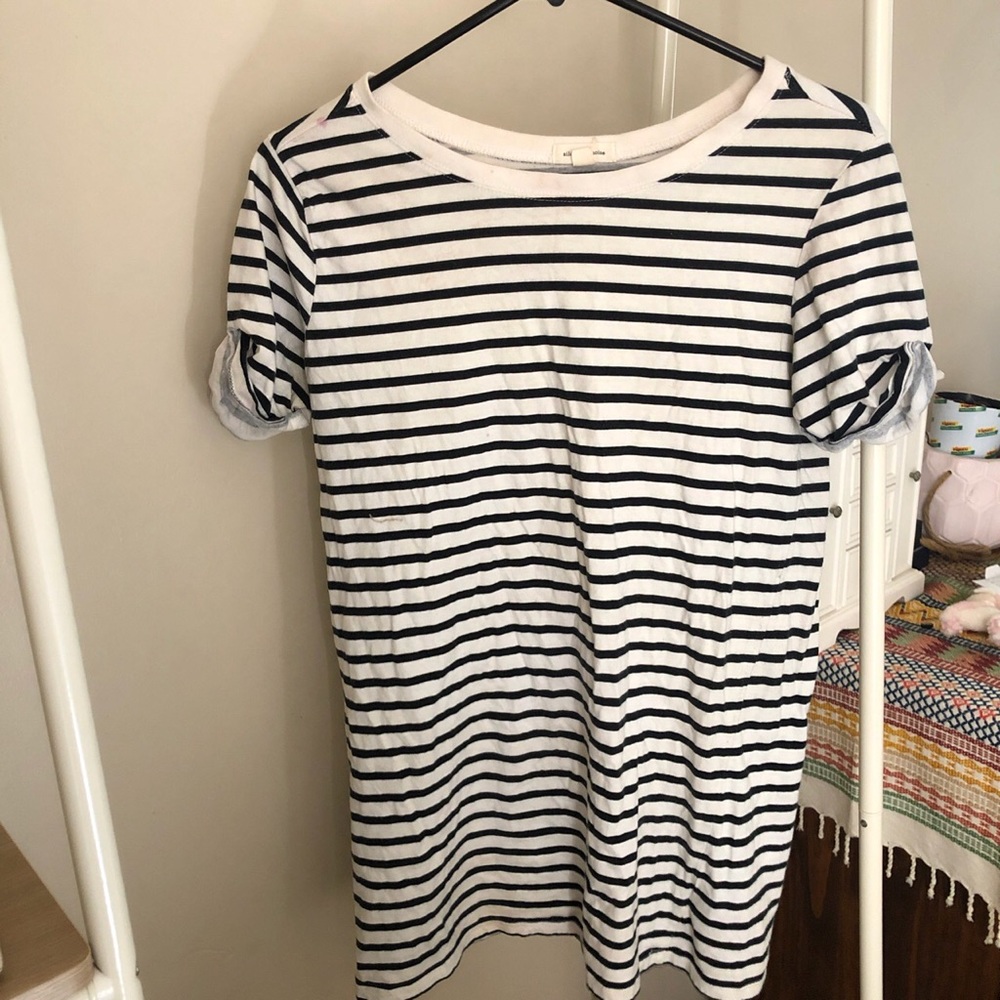 Striped t shirt dress